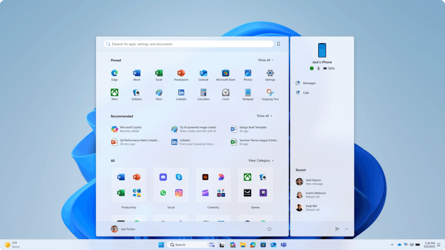 ny startmenu i windows 11 Det nya Start-menyn i Windows 11